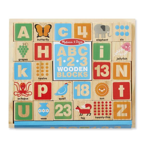 Деревянные блоки Цифры/Буквы MD2253 Melissa and Doug