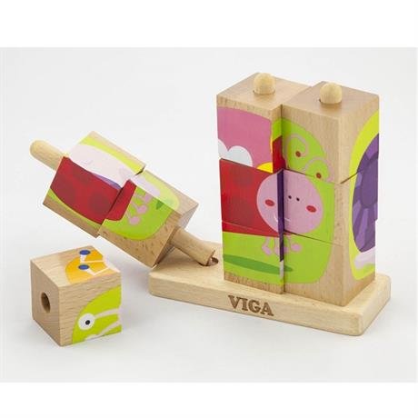 Пазл-пирамидка Насекомые Viga Toys