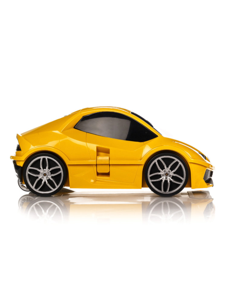 Чемодан машинка Lamborghini Huracan Yellow 91002W-YELLOW Ridaz
