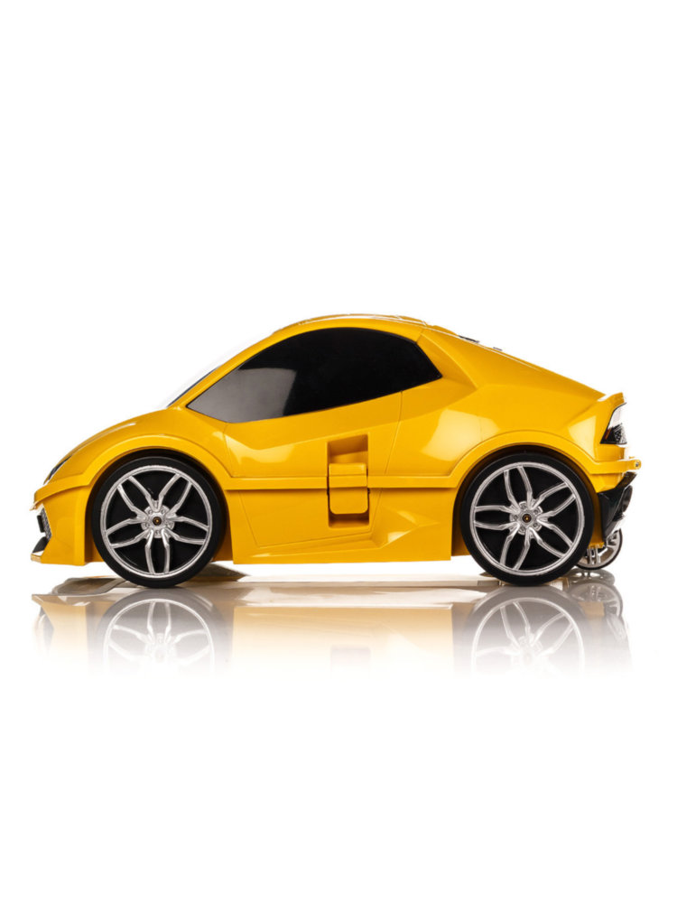 Чемодан машинка Lamborghini Huracan Yellow 91002W-YELLOW Ridaz