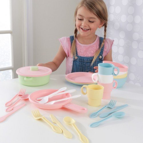 Набор посуды игровой 27 предметов 63027 KidKraft