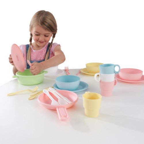 Набор посуды игровой 27 предметов 63027 KidKraft