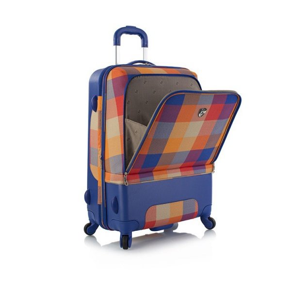 Чемодан Chroma Hybrid M orange/blue Heys