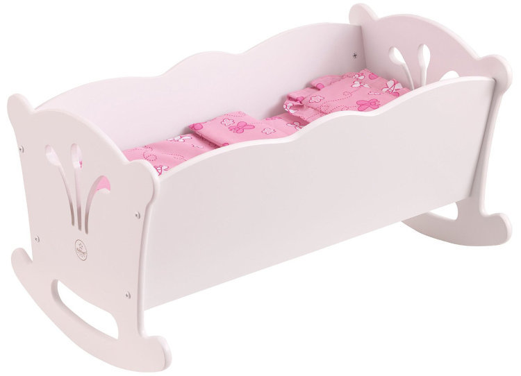 Колыбель для кукол белая Doll Cradle 60101 KidKraft