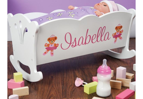 Колыбель для кукол белая Doll Cradle 60101 KidKraft