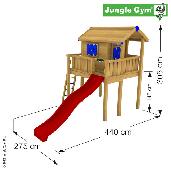 Игровой домик Jungle Playhouse + Frame XL 430250