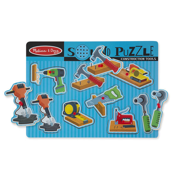 Пазл звуковой Строительные инструменты MD10733 Melissa and Doug