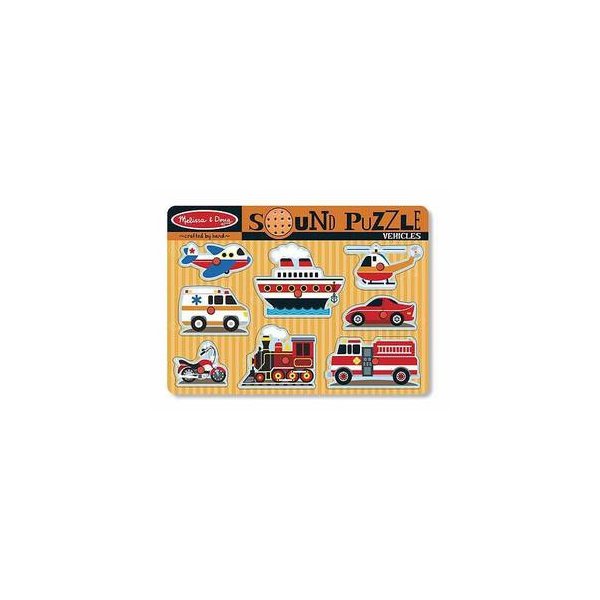 Melissa and Doug Звуковой пазл Машинки MD725
