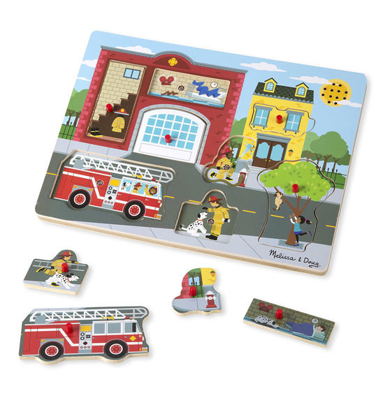 Пазл звуковой Пожарная часть MD10736 Melissa and Doug