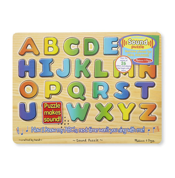 Пазл звуковой Английский алфавит MD340 Melissa and Doug