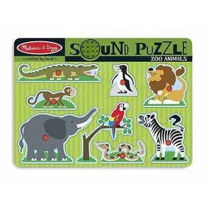 Melissa and Doug Звуковой пазл Зоопарк MD727