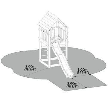Игровой комплекс Jungle Cabin 401060