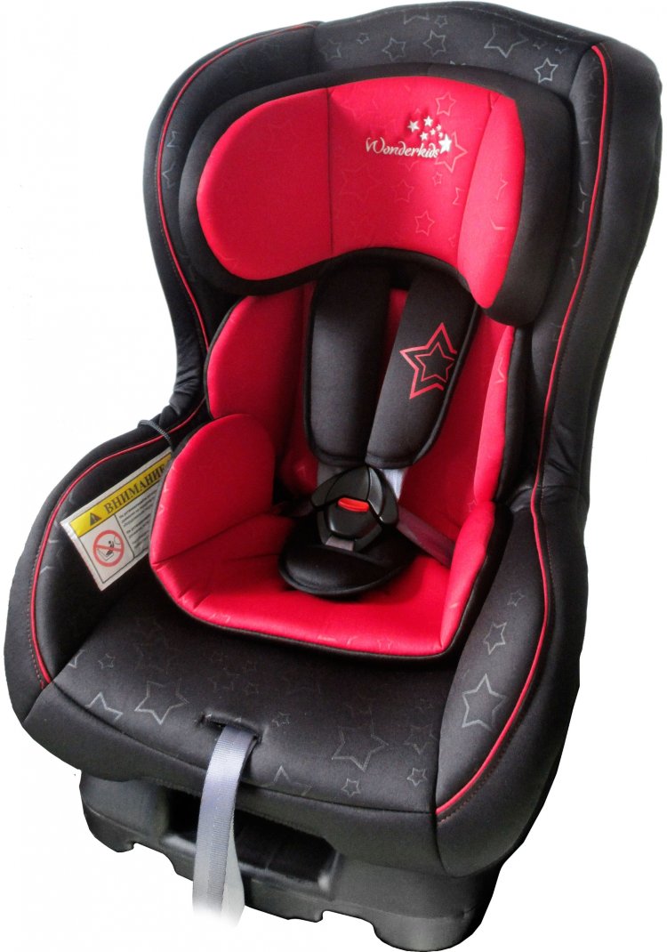 Автокресло WonderKids CROWN SAFE красный черный WK01-CS11-001