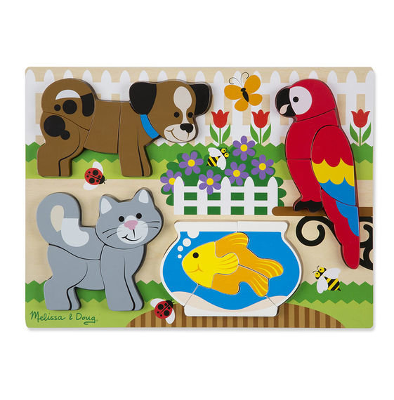 Пазл формовой Домашние животные MD11890 Melissa and Doug