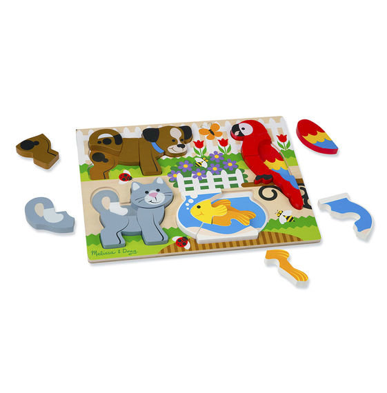 Пазл формовой Домашние животные MD11890 Melissa and Doug
