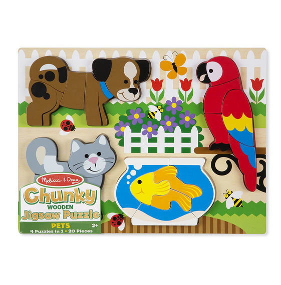 Пазл формовой Домашние животные MD11890 Melissa and Doug