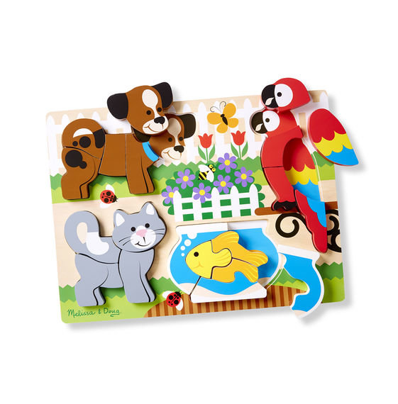 Пазл формовой Домашние животные MD11890 Melissa and Doug