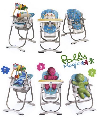 Стульчик для кормления Polly Magic Scarlet