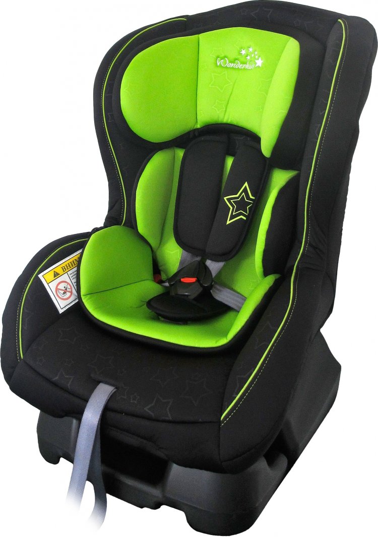 Автокресло WonderKids CROWN SAFE зеленый черный  WK01-CS11-003