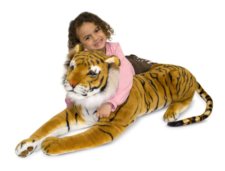 Тигр плюшевый гигантский 1,8 м MD12103 Melissa and Doug
