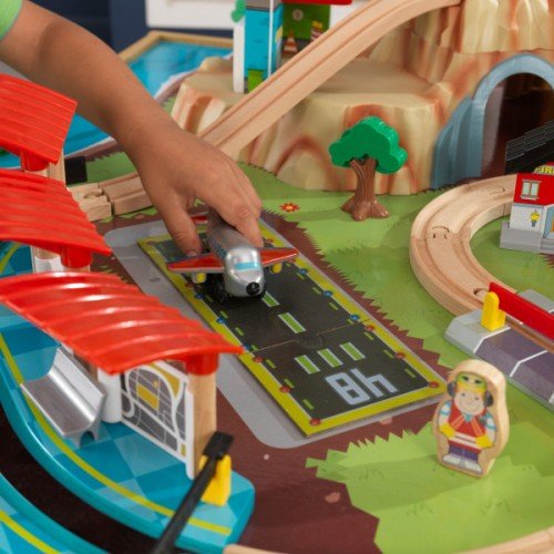 Деревянная железная дорога Aero City 17554 KidKraft