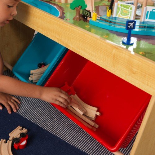 Деревянная железная дорога Aero City 17554 KidKraft