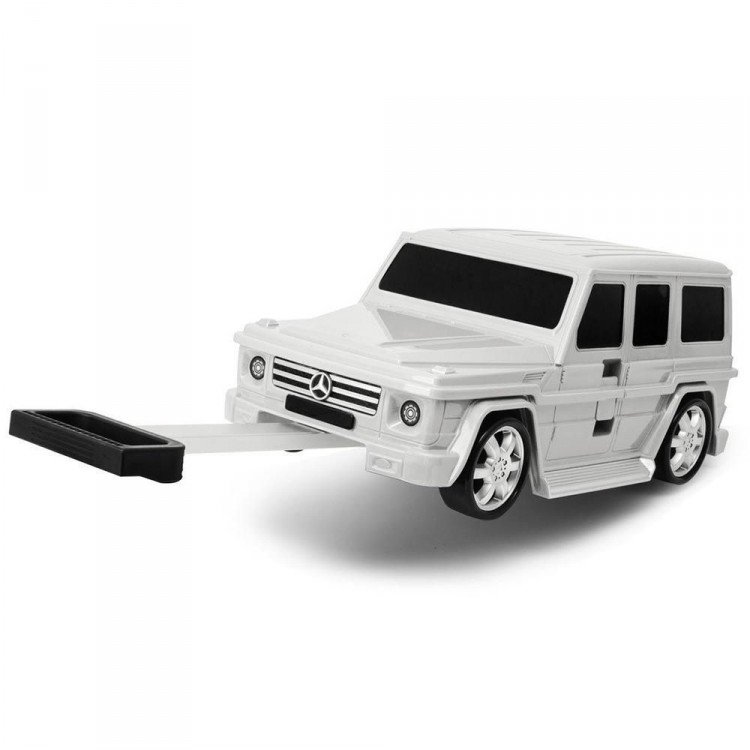 Чемодан машинка Mercedes-Benz G-Class White 91009W-WHITE Ridaz