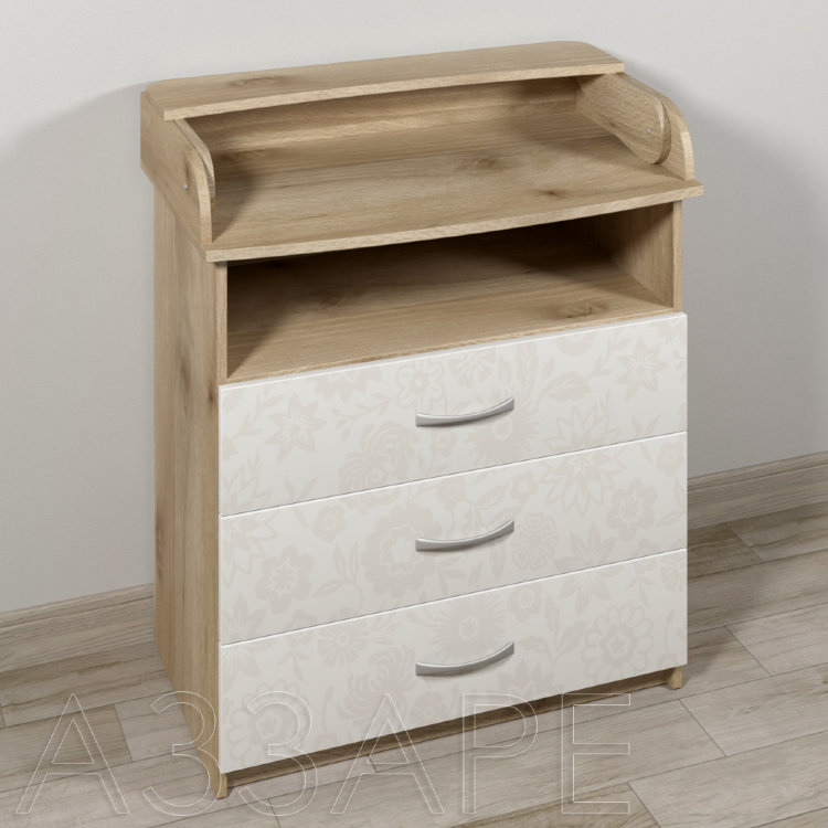 Комод-пеленатор бук тиффани кп-93-бт Аззаре