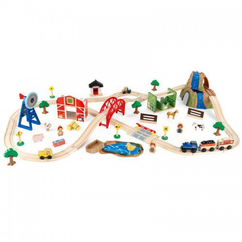 Деревянная железная дорога Ферма 17827 KidKraft