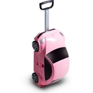 Чемодан машинка Volkswagen Beetle 91003W-PINK Ridaz