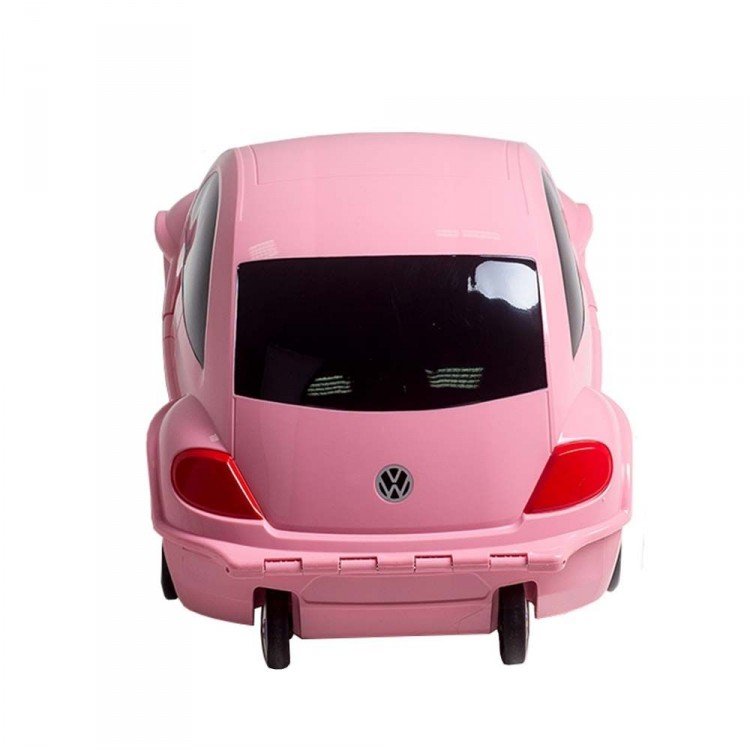 Чемодан машинка Volkswagen Beetle 91003W-PINK Ridaz