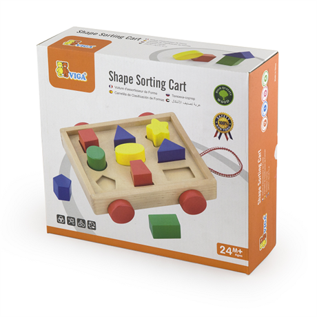Сортер Тележка с блоками Viga Toys