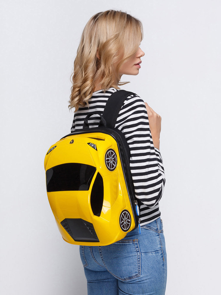 Рюкзак машинка Lamborghini Yellow 91101W-YELLOW Ridaz