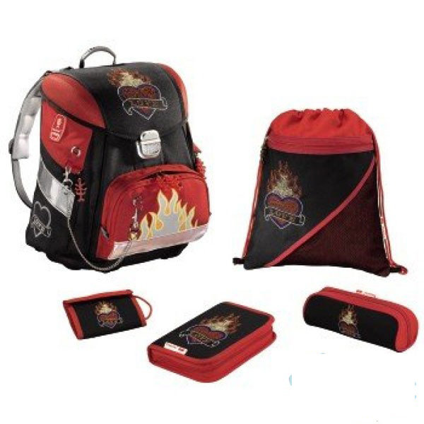 Школьный ранец Step by Step Heartflame, с наполнением, 24342