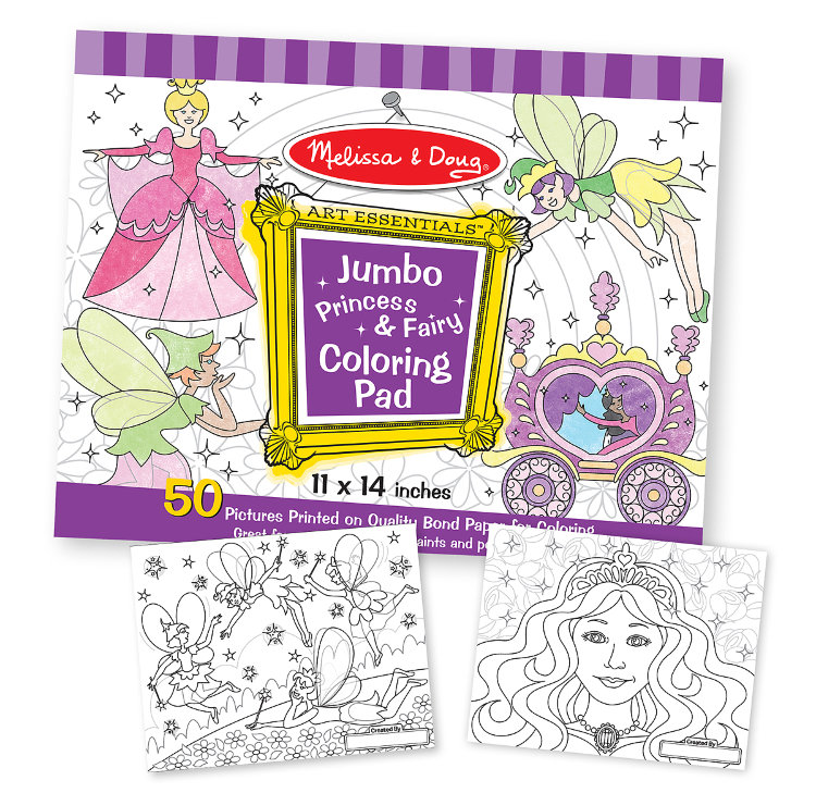 Melissa and Doug Набор раскрасок Принцесса и фея MD4263