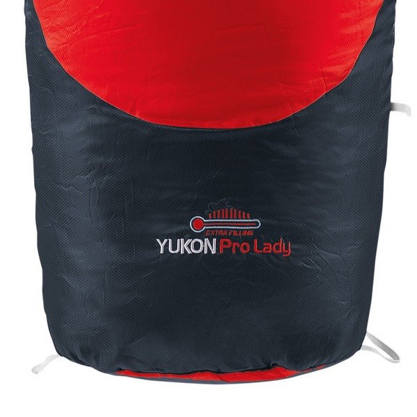 Спальный мешок Yukon Pro Lady/+0°C red/black left Ferrino