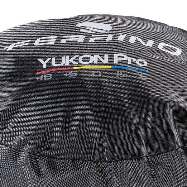 Спальный мешок Yukon Pro Lady/+0°C red/black left Ferrino