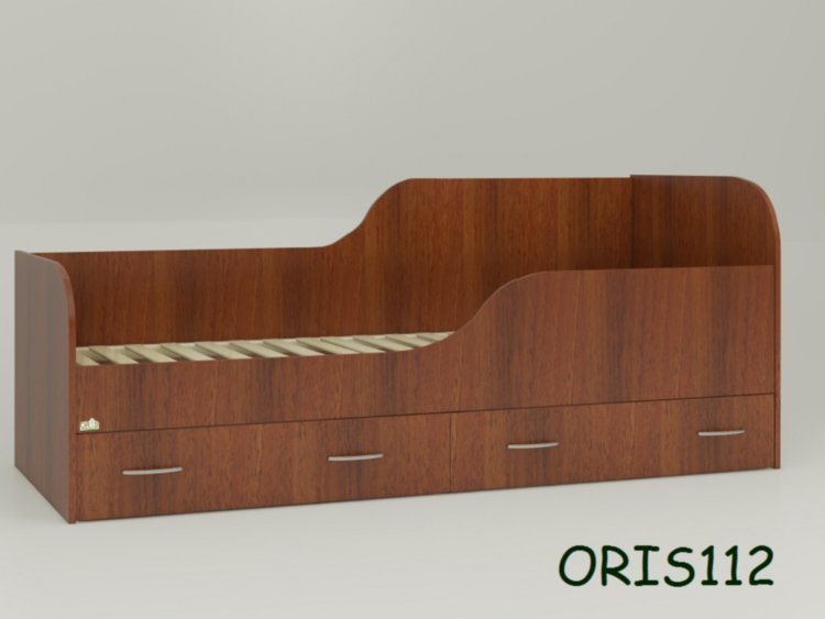 Кровать подростковая Juventa орех Oris-mebel