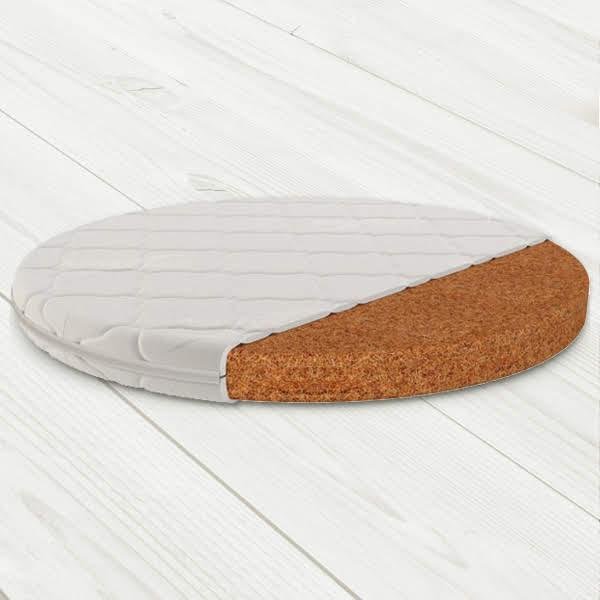 Матрас детский BabySleep ROUND Eco BiCocos 71х71х6 ТМ Viall