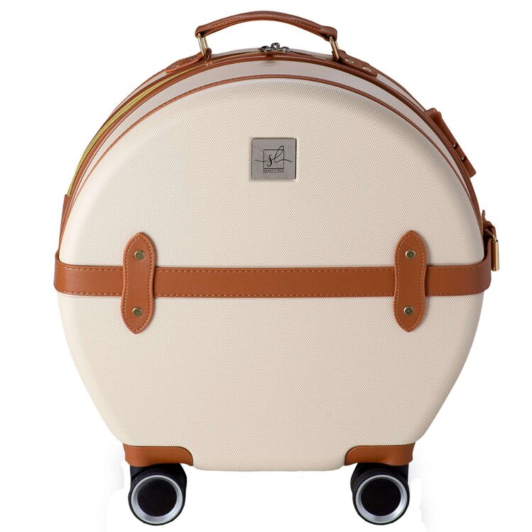 Чемодан Semi Line 20" (S) Ecru/Brown