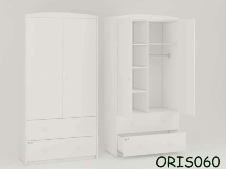 Шкаф детский Classik Marica белый Oris-mebel