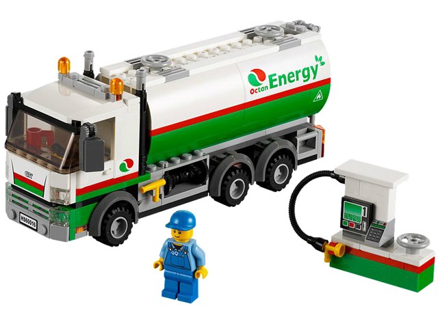 LEGO Конструктор City Бензовоз, 60016