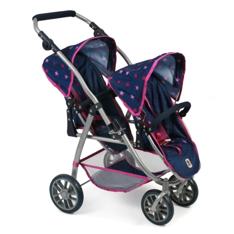 Коляска для кукол Vario Tandem Stars Marine Bayer Chic 2000