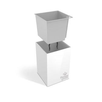 Умный вазон Cubico Flower Lover красный 2,25 л глянцевый PLASTKON