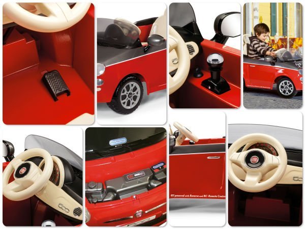 Peg Perego Автомобиль FIAT 500 Red, IGED1161