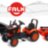 Трактор на педалях с прицепом и ковшом Falk 2065AM Kubota оранжевый