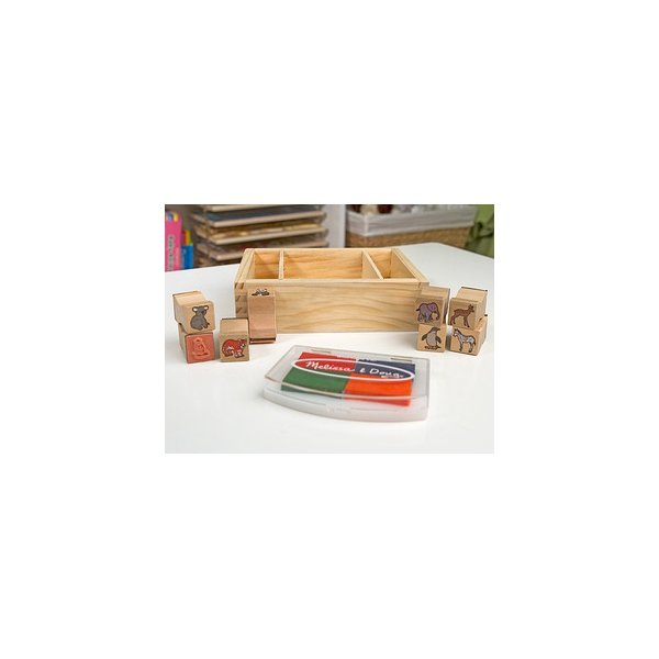 Melissa and Doug Штампы Детёныши зверей зоопарка MD1638