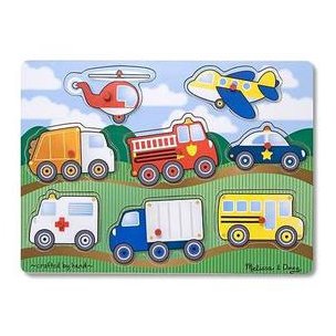 Melissa and Doug Рамка-вкладыш Угадай машинку MD1874