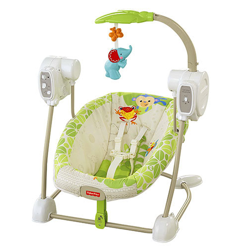 Кресло-качель Fisher Price Тропические друзья Y8649 
