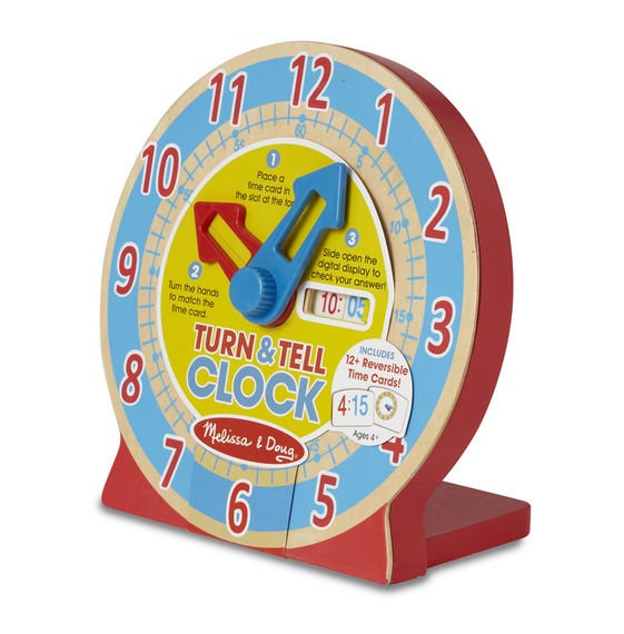 Часы деревянные умные MD14284 Melissa and Doug